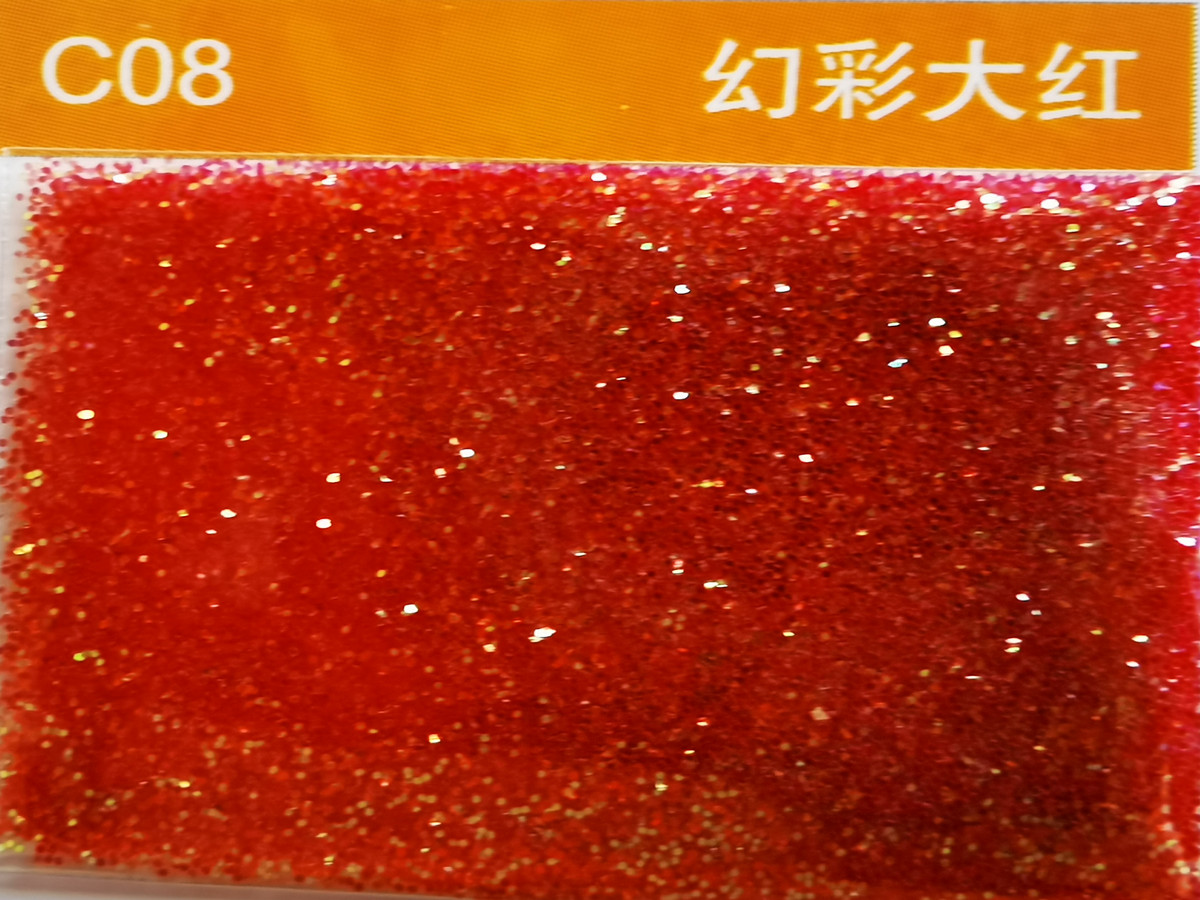 C08幻彩大紅色金蔥粉.jpg